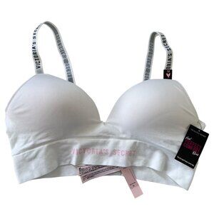 NWT Victoria's Secret Size M Perfect Comfort Bra Lightly Padded White